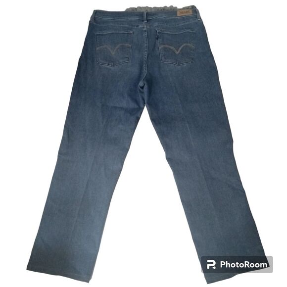 Levi's 512 Woman's Perfectly Slimming Straight Leg Jeans Size 16 - Picture 4 of 7